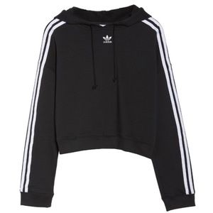 Cropped adidas hoodie, size medium